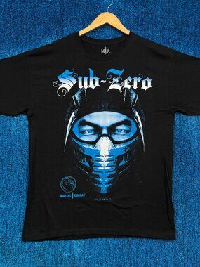 Sub-Zero Flawless Victory Mortal Kombat Game Franchise Tee L
